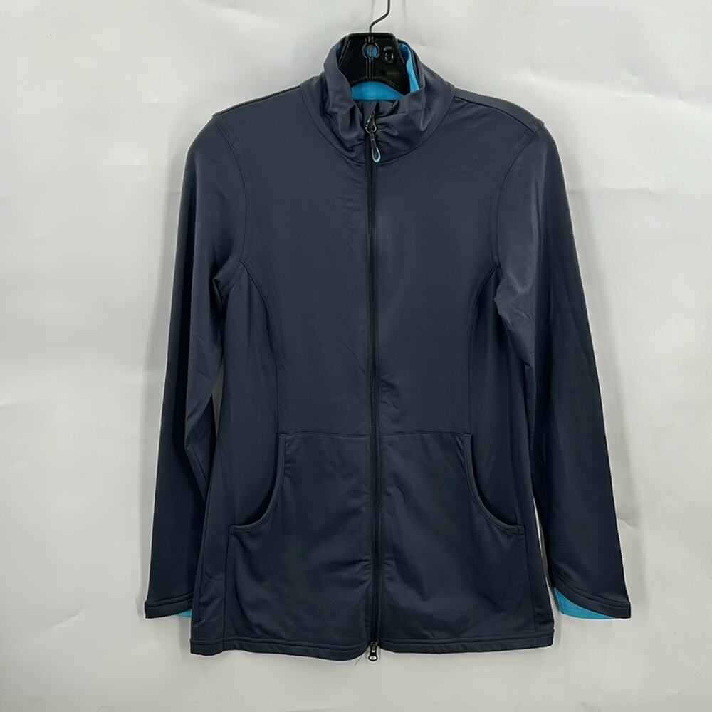 L.L. Bean Women's Gray Full Zip Activewear Jacket Size XS